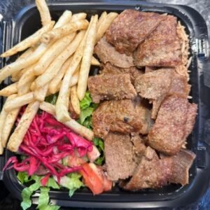 Beef Doner Over Fries - Shawarma Bay CT