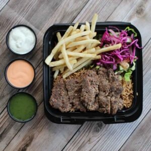 Platter - Beef Chapli Over Fries